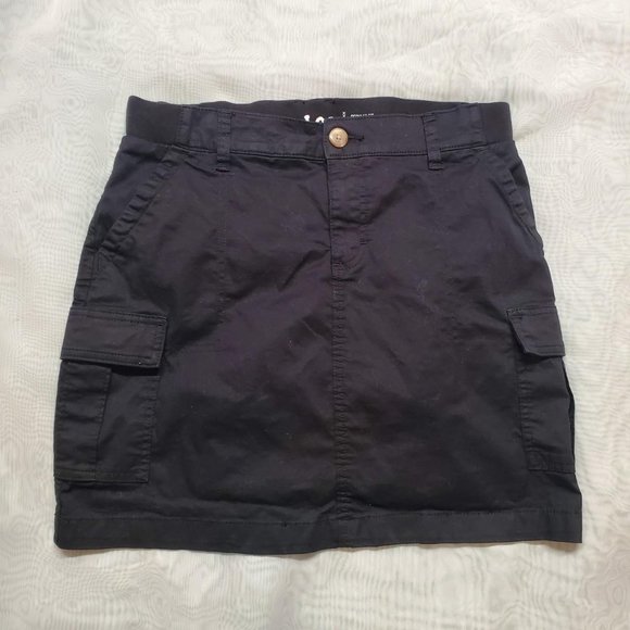 The Right One Mid Rise Mini Skort Black